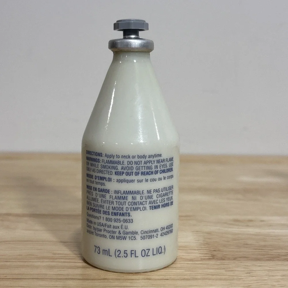 Vintage Old Spice After Shave Glass Bottle 2.5 oz Star Cap Full